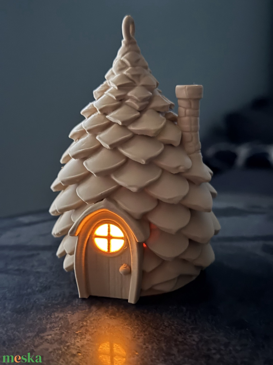 3D nyomtatott karácsonyi világító házikó - karácsony - karácsonyi lakásdekoráció - karácsonyfadíszek - Meska.hu