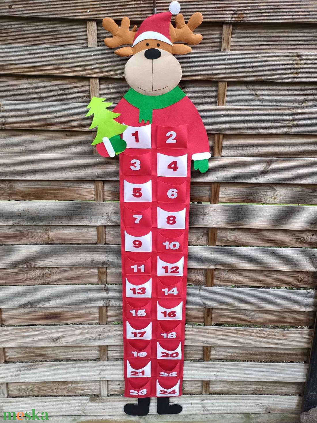 Rénszarvasos adventi naptár - karácsony - adventi díszek - adventi naptár - Meska.hu Rénszarvasos adventi naptár - karácsony - adventi díszek - adventi naptár - Meska.hu