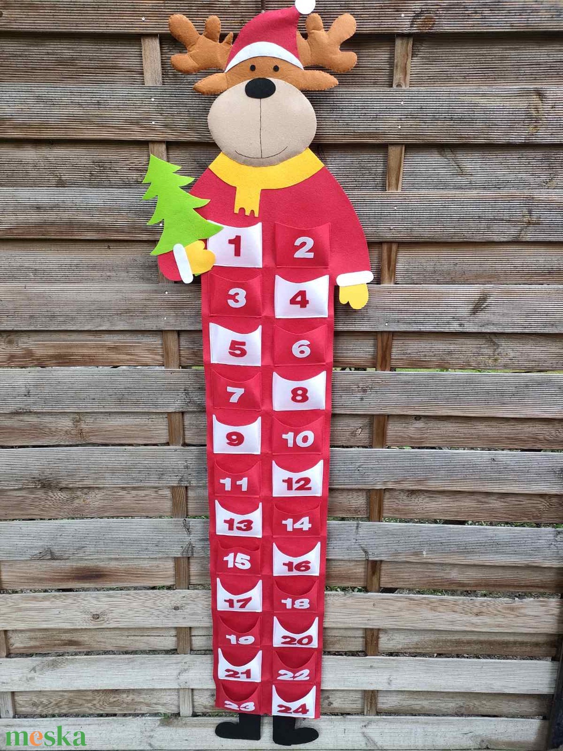 Rénszarvasos adventi naptár - karácsony - adventi díszek - adventi naptár - Meska.hu Rénszarvasos adventi naptár - karácsony - adventi díszek - adventi naptár - Meska.hu