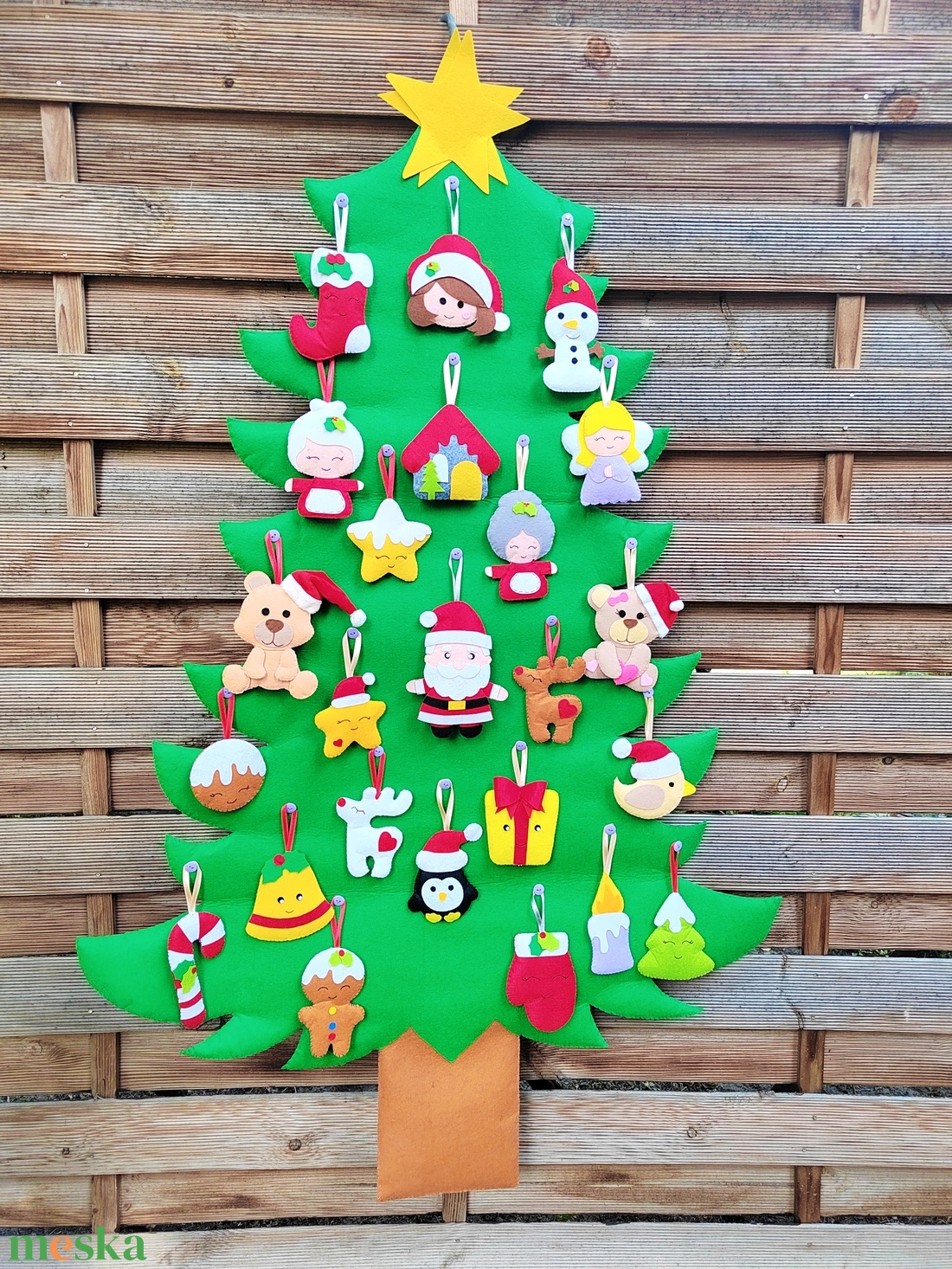 Filc díszíthető fenyő - karácsony - adventi díszek - adventi naptár - Meska.hu Filc díszíthető fenyő - karácsony - adventi díszek - adventi naptár - Meska.hu