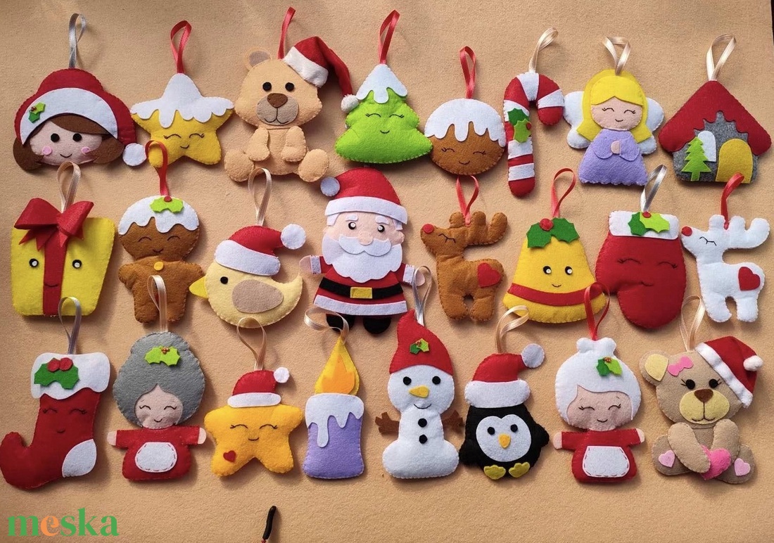 Karácsonyi dísz szett - karácsony - karácsonyi lakásdekoráció - karácsonyfadíszek - Meska.hu Karácsonyi dísz szett - karácsony - karácsonyi lakásdekoráció - karácsonyfadíszek - Meska.hu
