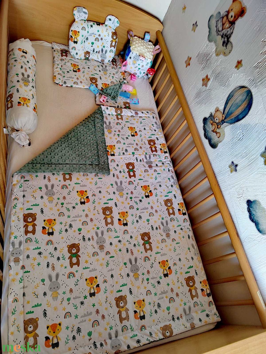 Erdei állatos baba ágynemű szett - otthon & életmód - babaszoba, gyerekszoba - baba ágynemű - Meska.hu Erdei állatos baba ágynemű szett - otthon & életmód - babaszoba, gyerekszoba - baba ágynemű - Meska.hu