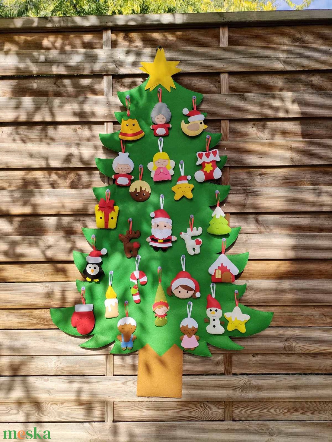 Filc díszíthető fenyő - karácsony - adventi díszek - adventi naptár - Meska.hu Filc díszíthető fenyő - karácsony - adventi díszek - adventi naptár - Meska.hu