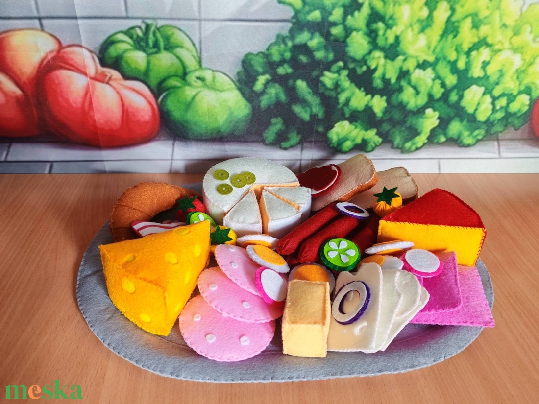 Sajttál I. - játék & sport - gyerekkonyha - játék ételek - Meska.hu
