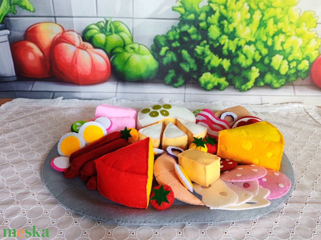 Sajttál II. - játék & sport - gyerekkonyha - játék ételek - Meska.hu