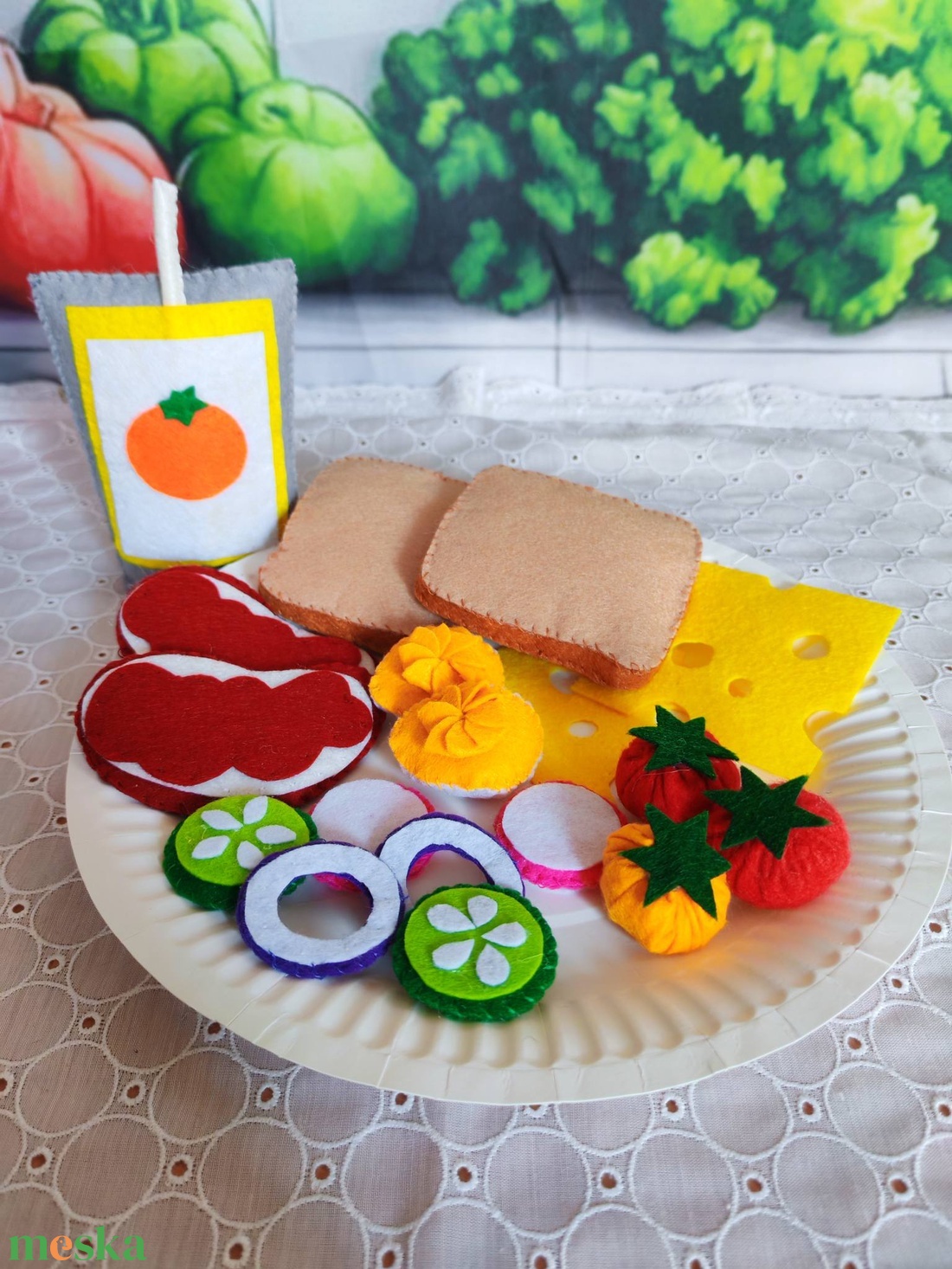 Ebéd üdítővel - játék & sport - gyerekkonyha - játék ételek - Meska.hu