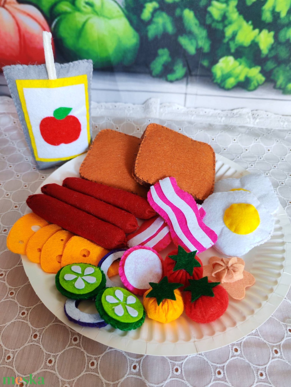 Ebéd üdítővel - játék & sport - gyerekkonyha - játék ételek - Meska.hu