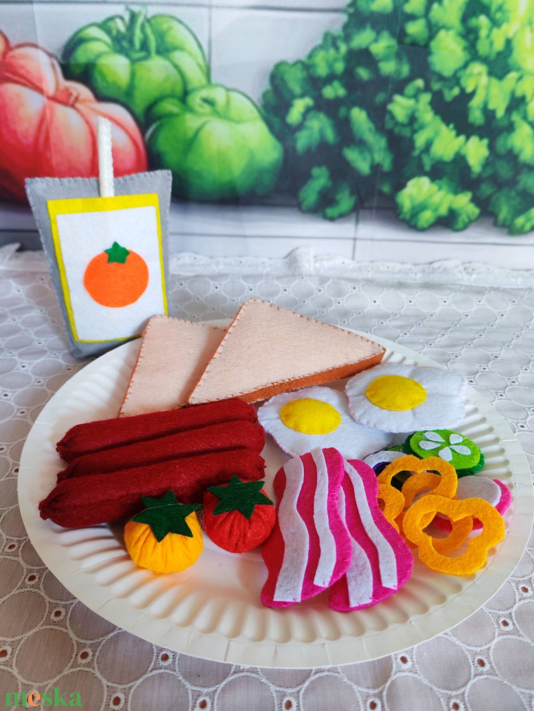 Ebéd üdítővel - játék & sport - gyerekkonyha - játék ételek - Meska.hu