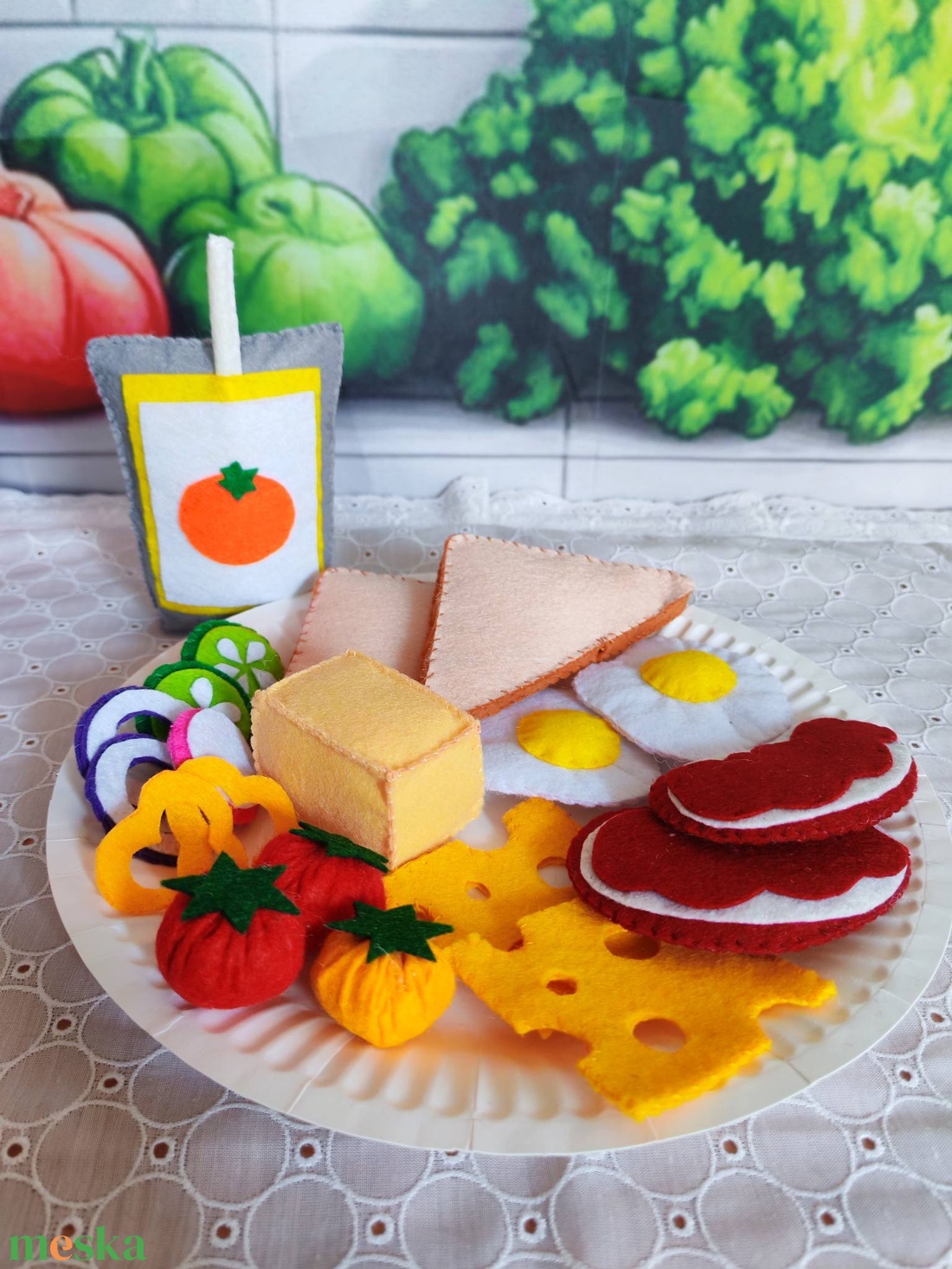 Reggeli üdítővel - játék & sport - gyerekkonyha - játék ételek - Meska.hu