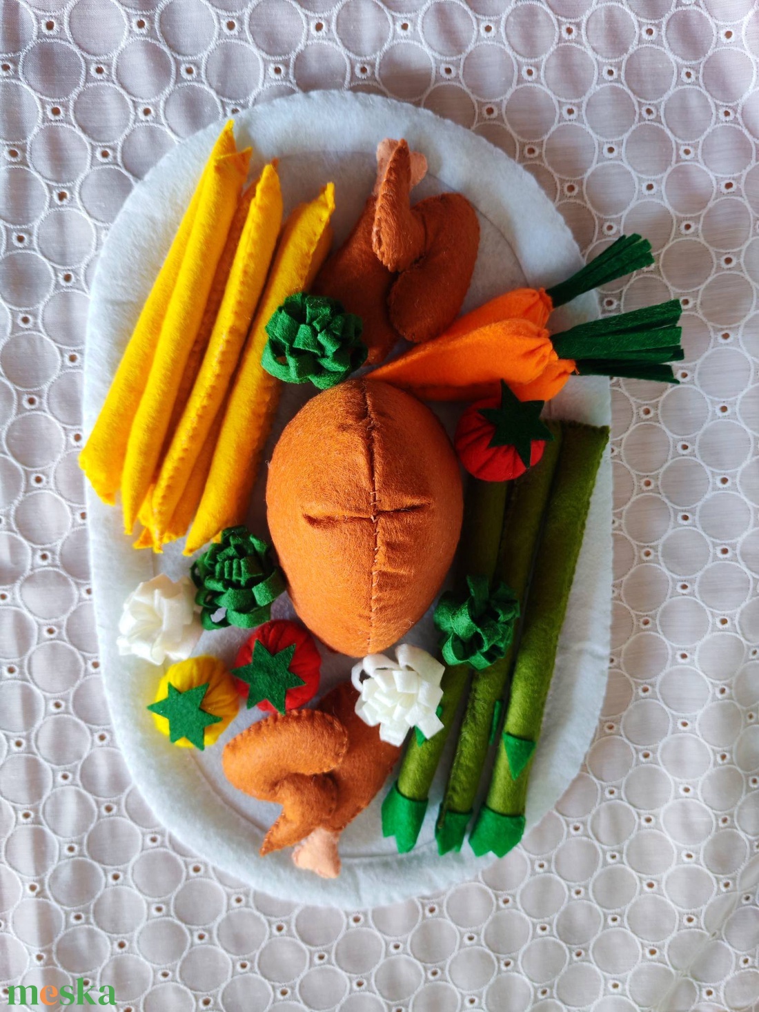 Kis grillcsirke körettel - játék & sport - gyerekkonyha - játék ételek - Meska.hu