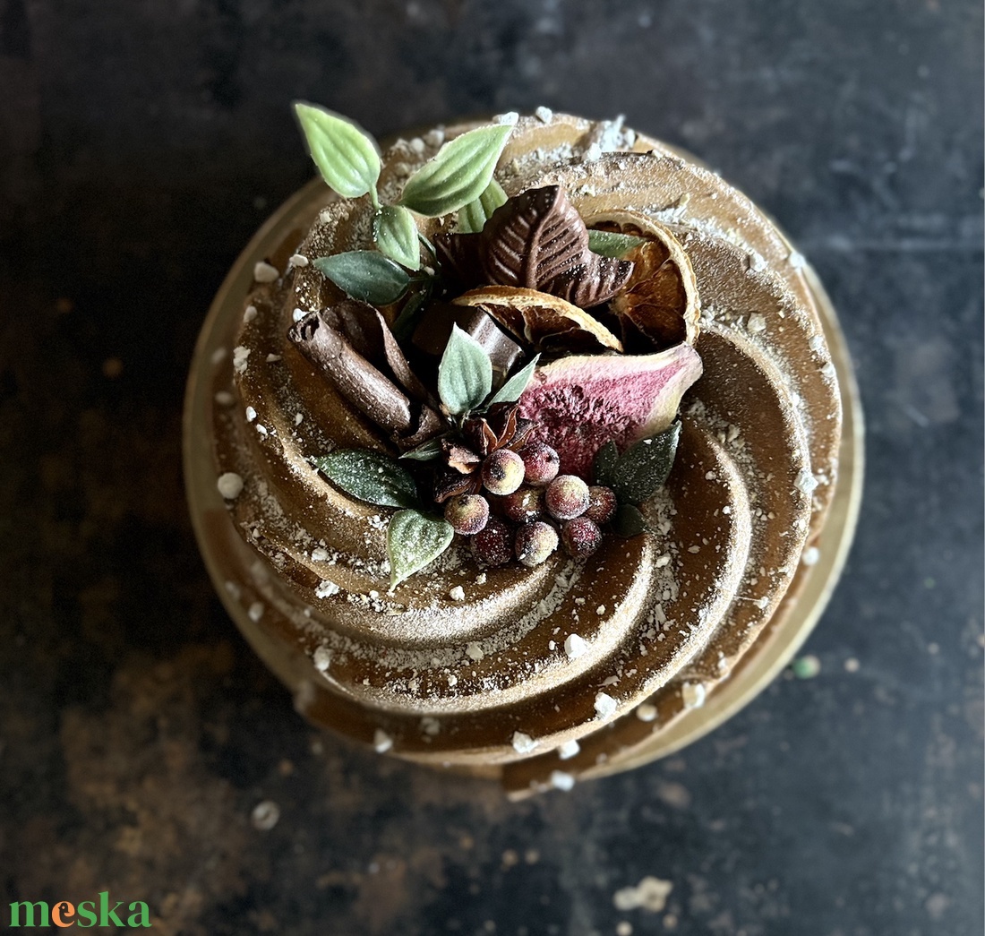 Dekor kuglóf  - karácsony - karácsonyi lakásdekoráció - karácsonyi lakásdíszek - Meska.hu