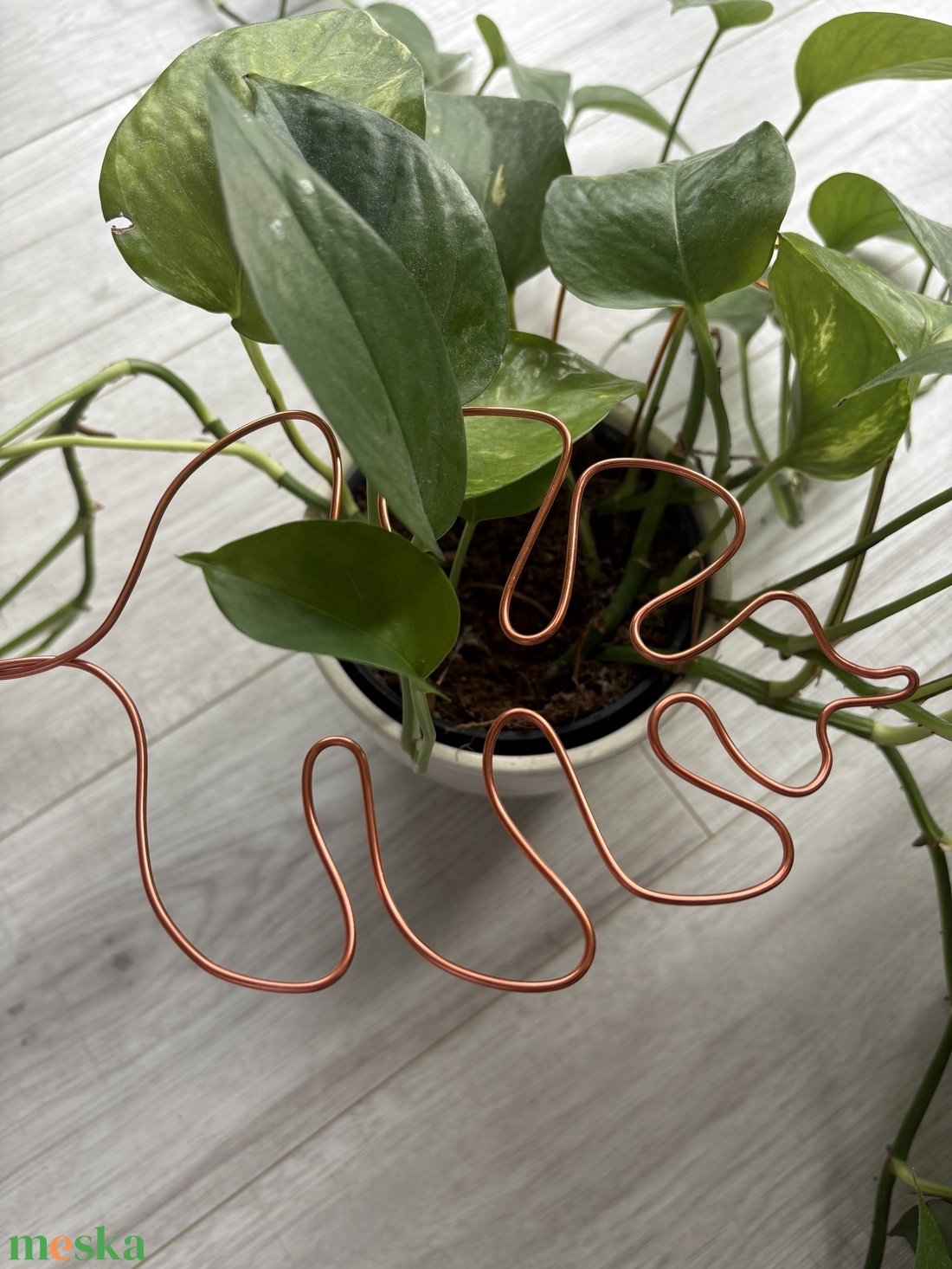 Réz monstrea körülölelő - otthon & életmód - dekoráció - virágdísz és tartó - virágtartó - Meska.hu Réz monstrea körülölelő - otthon & életmód - dekoráció - virágdísz és tartó - virágtartó - Meska.hu