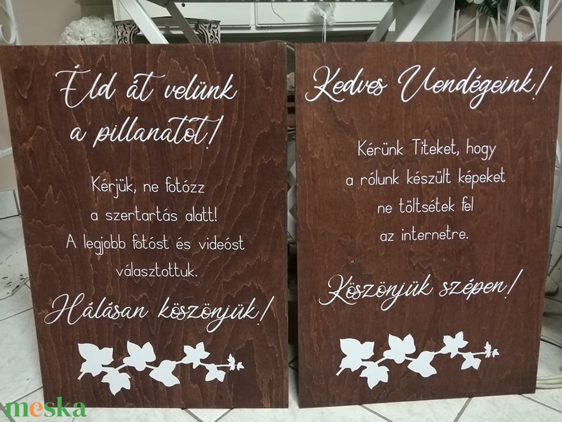 Fa táblák esküvőre - esküvő - dekoráció - tábla & jelzés - Meska.hu Fa táblák esküvőre - esküvő - dekoráció - tábla & jelzés - Meska.hu
