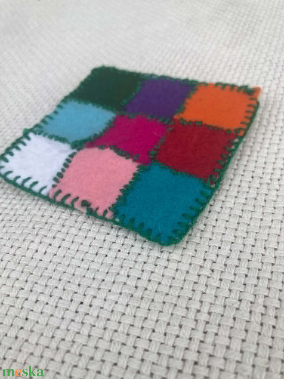 Patchwork poháralátét - otthon & életmód - dekoráció - asztal és polc dekoráció - asztaldísz - Meska.hu