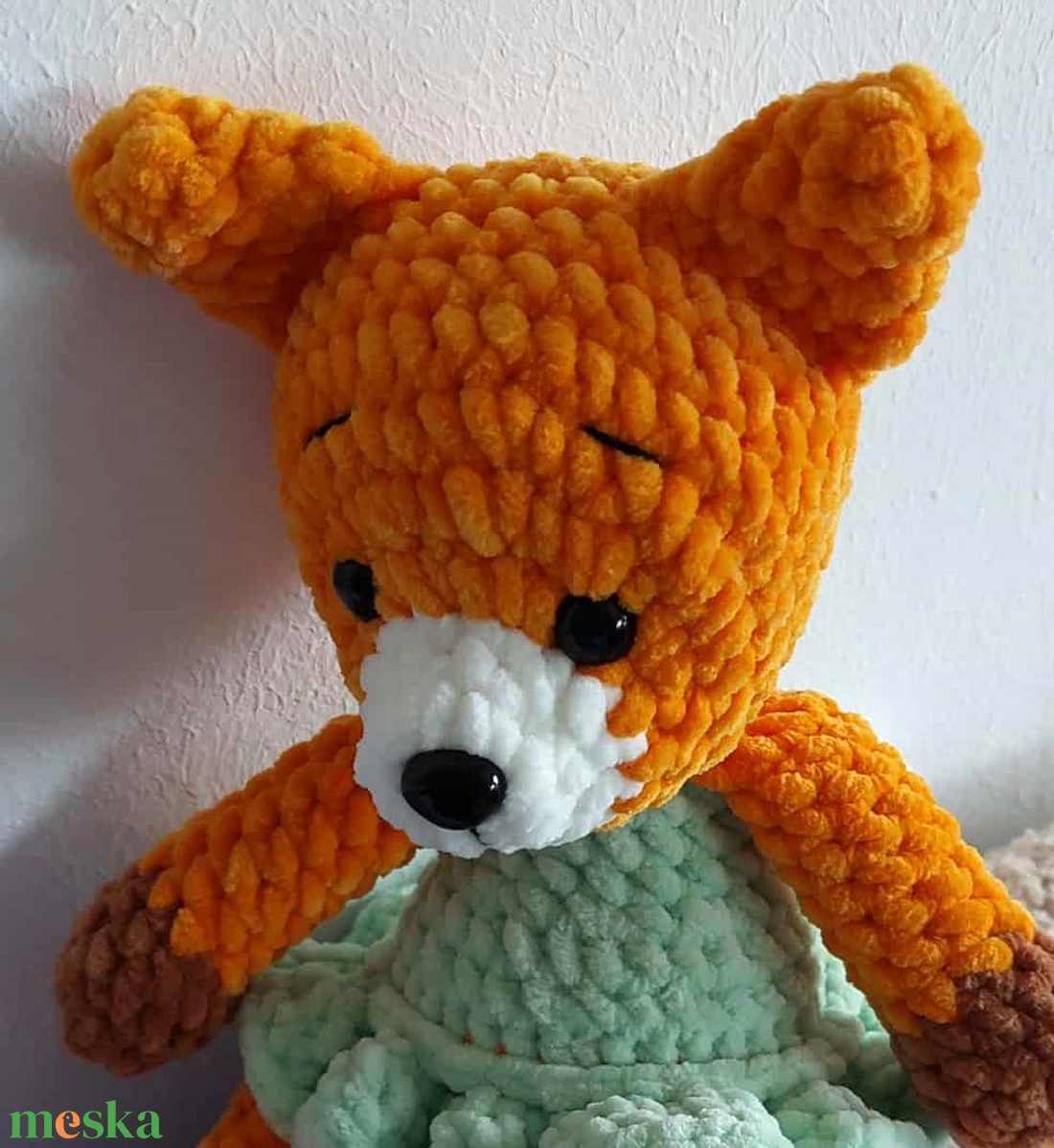 Huncutka - horgolt róka 28 cm - játék & sport - plüssállat & játékfigura - róka - Meska.hu Huncutka - horgolt róka 28 cm - játék & sport - plüssállat & játékfigura - róka - Meska.hu