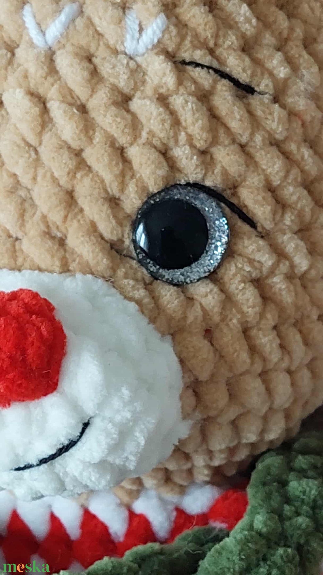 Karácsonyi szarvas -  40 cm - karácsony - karácsonyi lakásdekoráció - karácsonyi manók, figurák - Meska.hu