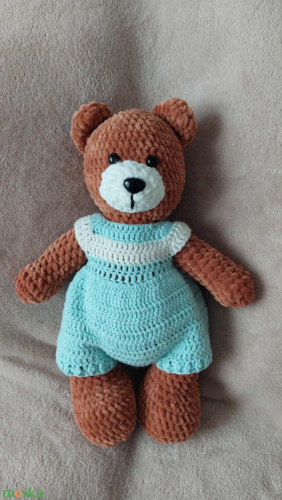 Maci ruhában - 33 cm - játék & sport - plüssállat & játékfigura - maci - Meska.hu