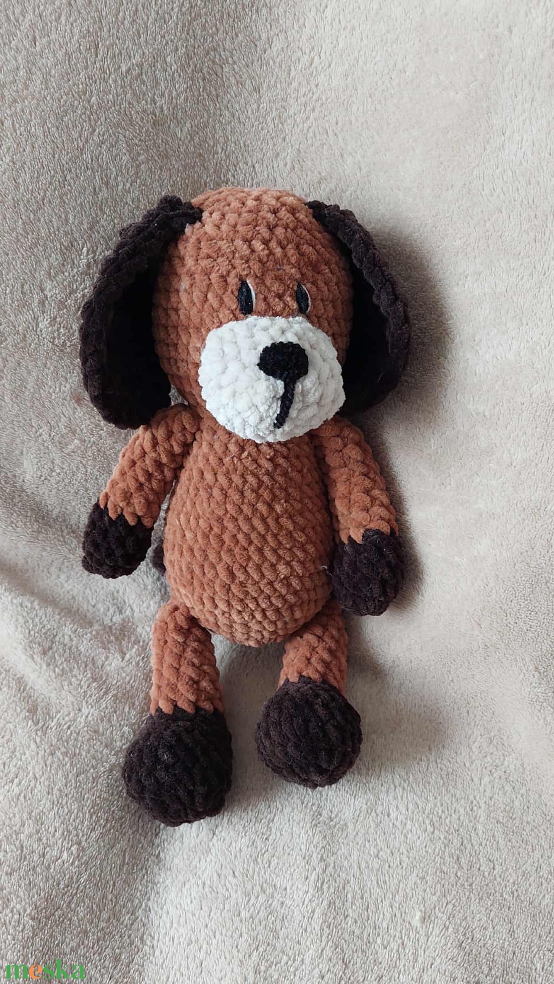 Horgolt kutyus - 29 cm - játék & sport - plüssállat & játékfigura - kutya - Meska.hu