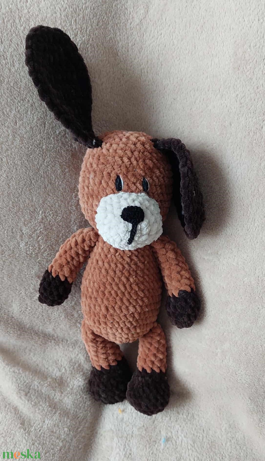 Horgolt kutyus - 29 cm - játék & sport - plüssállat & játékfigura - kutya - Meska.hu