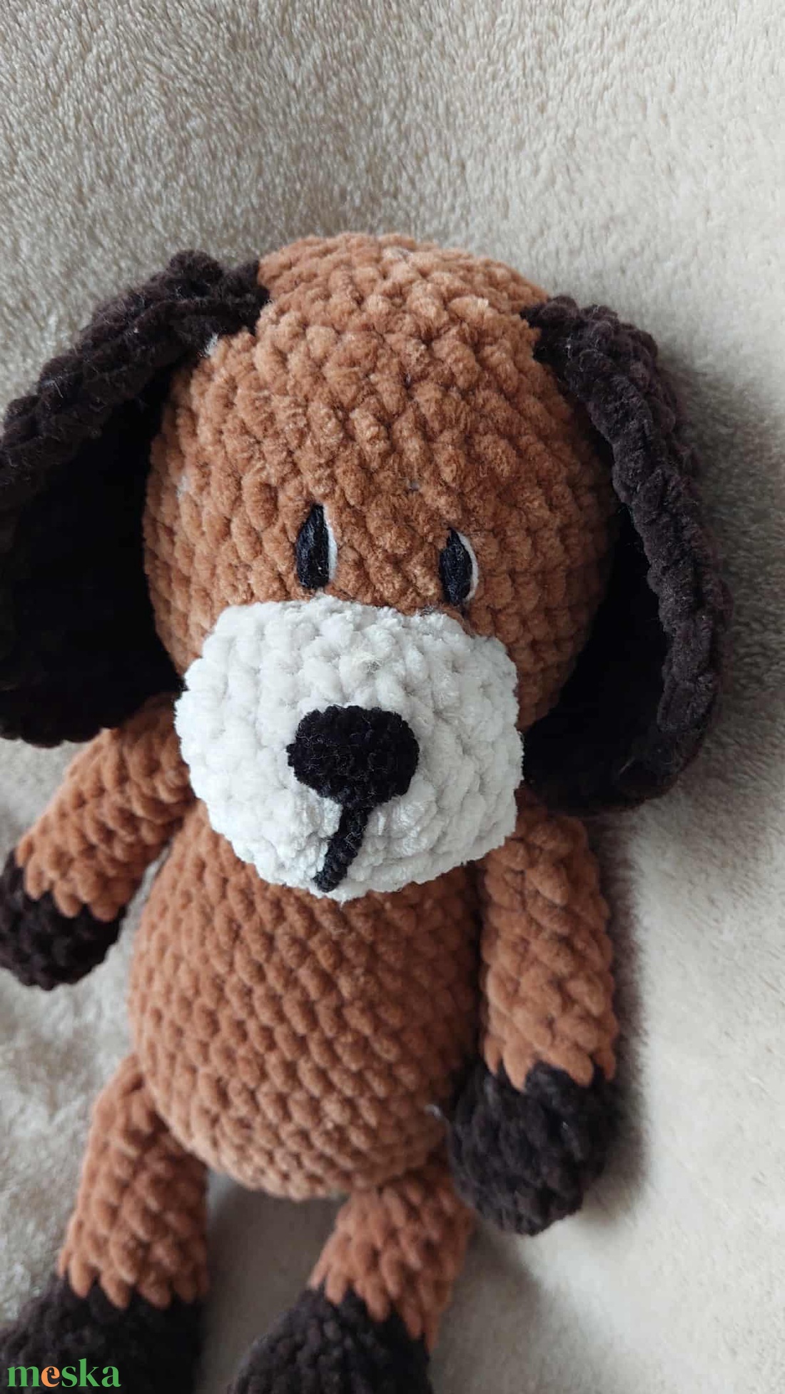 Horgolt kutyus - 29 cm - játék & sport - plüssállat & játékfigura - kutya - Meska.hu