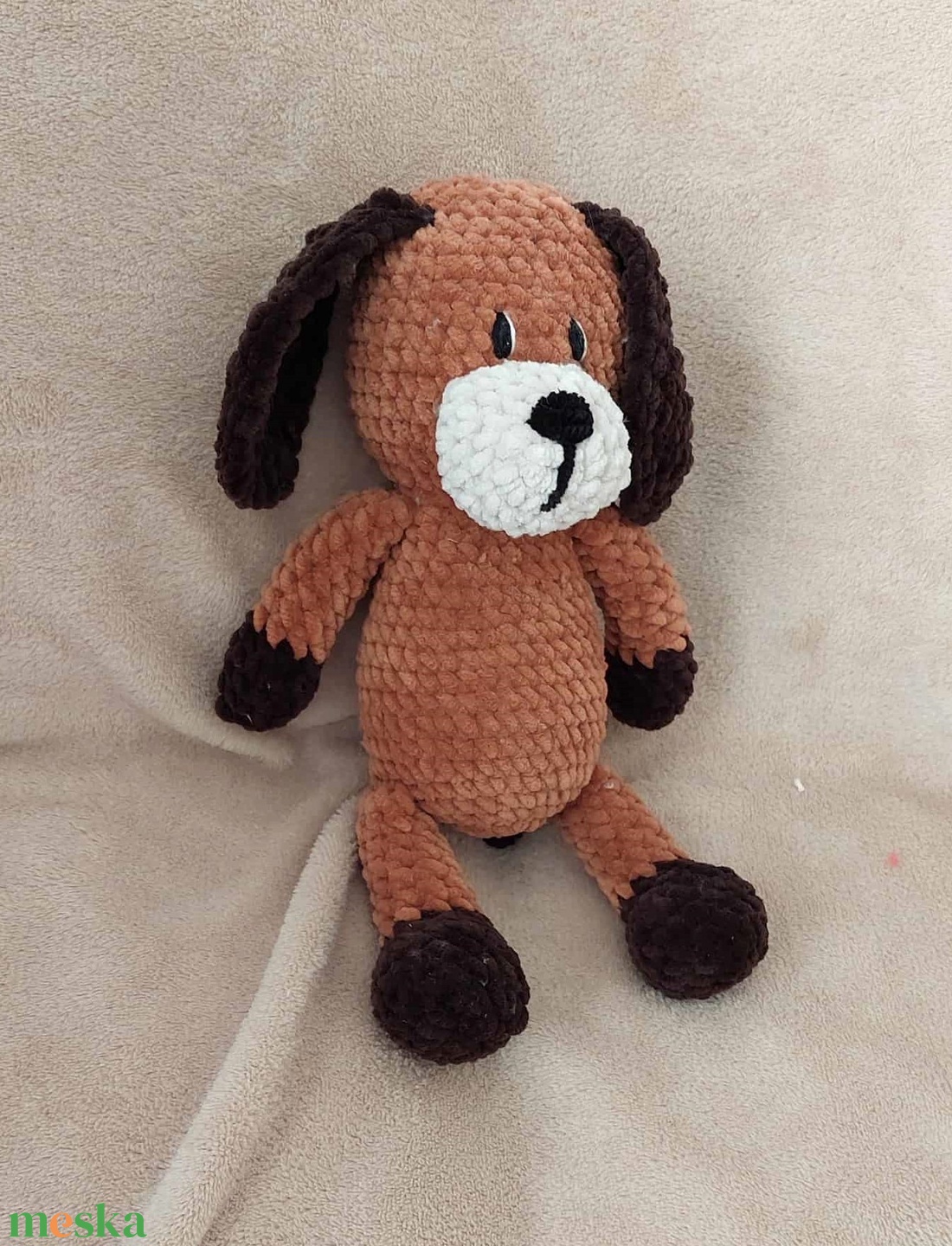 Horgolt kutyus - 29 cm - játék & sport - plüssállat & játékfigura - kutya - Meska.hu