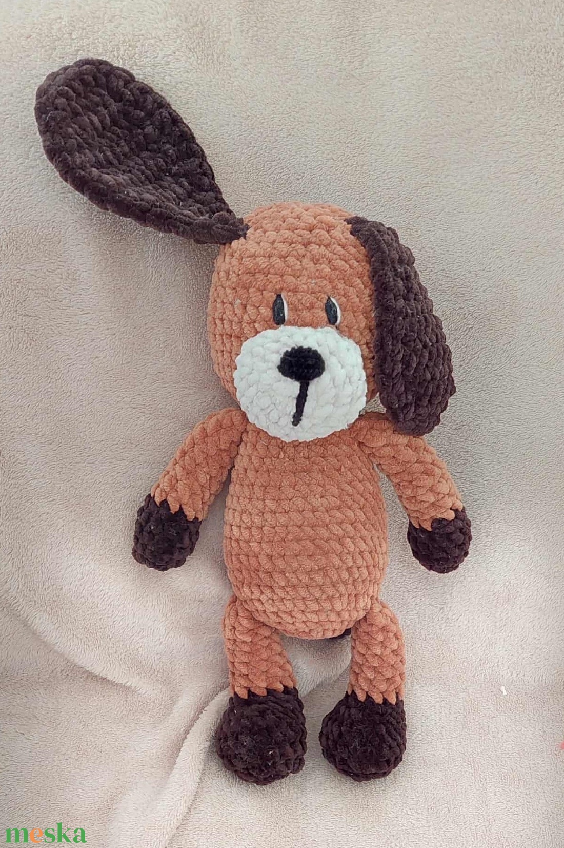 Horgolt kutyus - 29 cm - játék & sport - plüssállat & játékfigura - kutya - Meska.hu