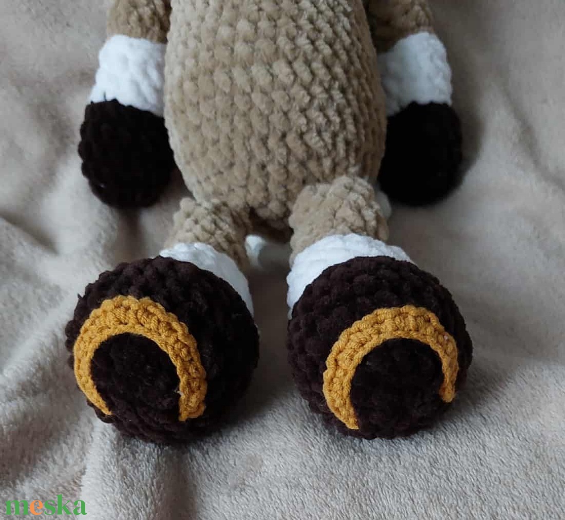 Horgolt lovacska - 40 cm  - játék & sport - plüssállat & játékfigura - ló - Meska.hu