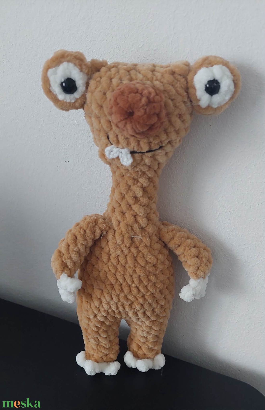 Sid, a lajhár - mintaleírás - diy (csináld magad) - szabásminta, útmutató - horgolási minta - Meska.hu