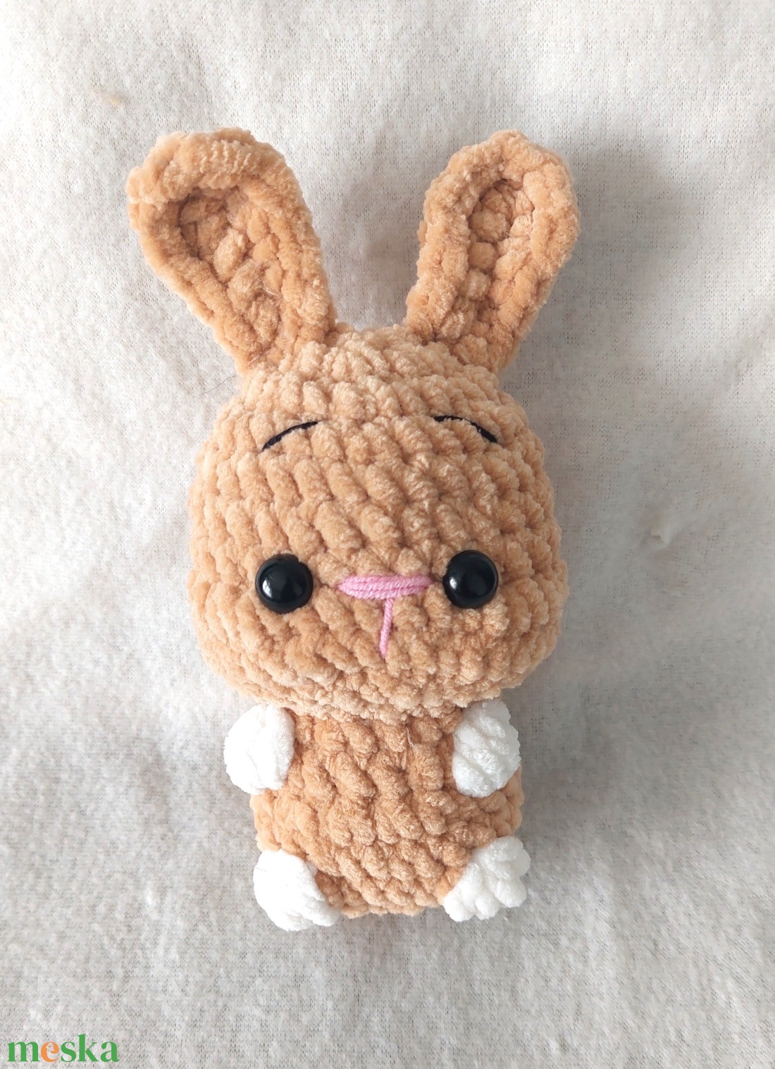 Horgolt nyuszi - játék & sport - plüssállat & játékfigura - nyuszi - Meska.hu