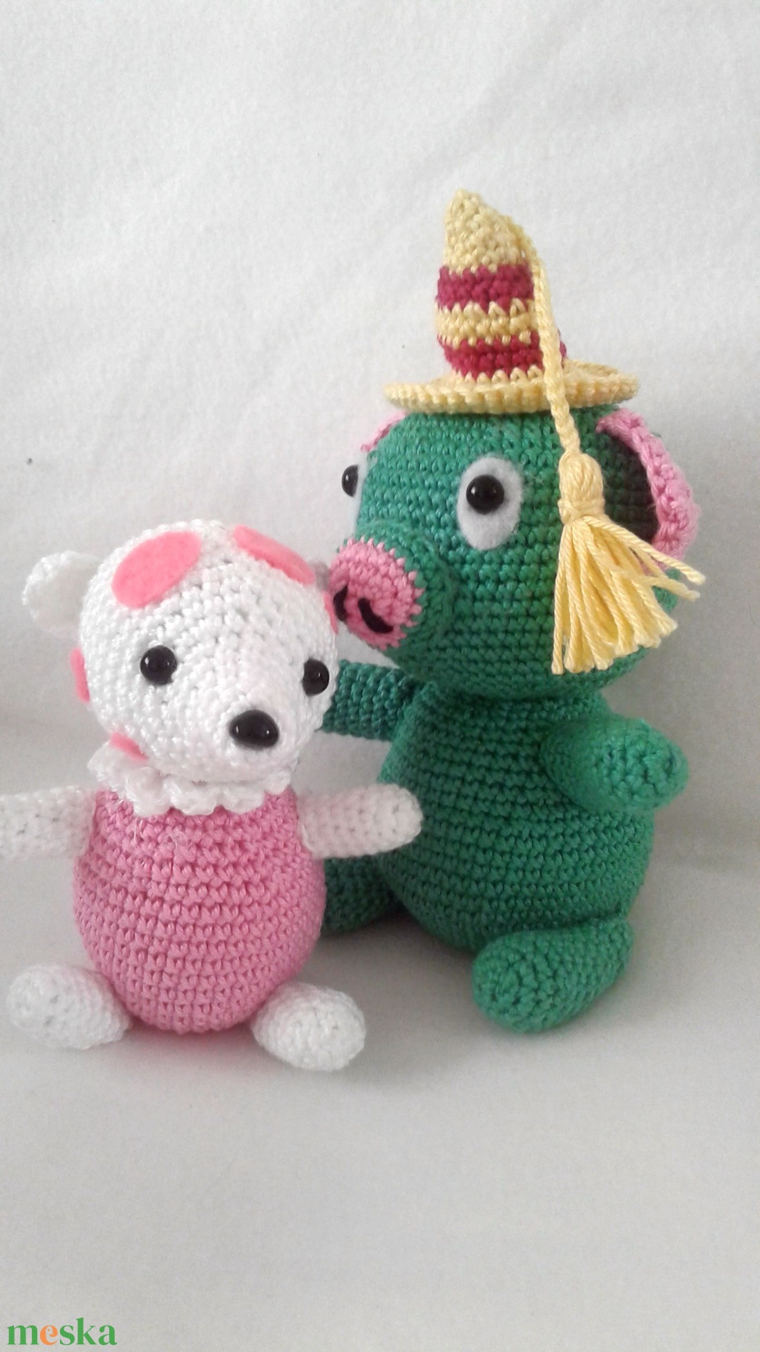 Horgolt -  Mazsola - játék & sport - plüssállat & játékfigura - malac - Meska.hu