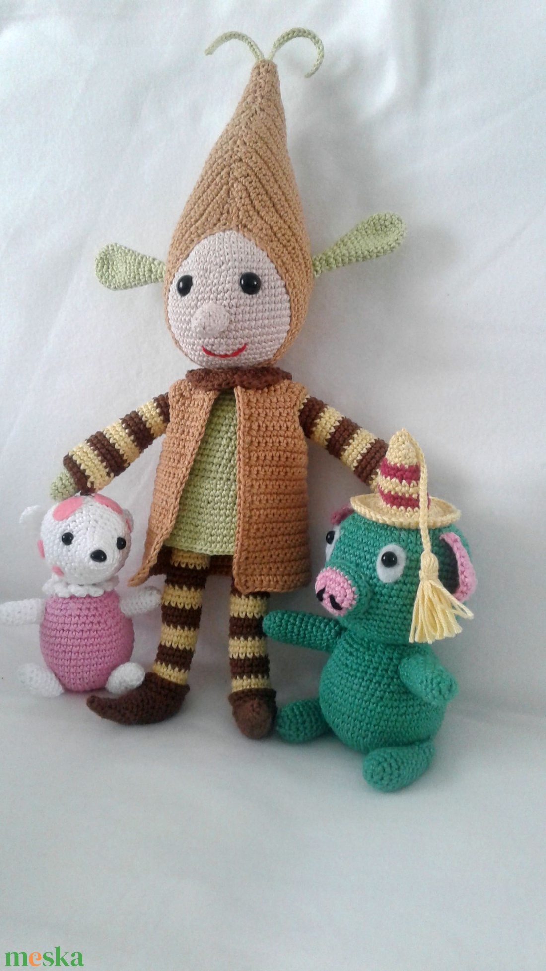 Horgolt -  Mazsola - játék & sport - plüssállat & játékfigura - malac - Meska.hu