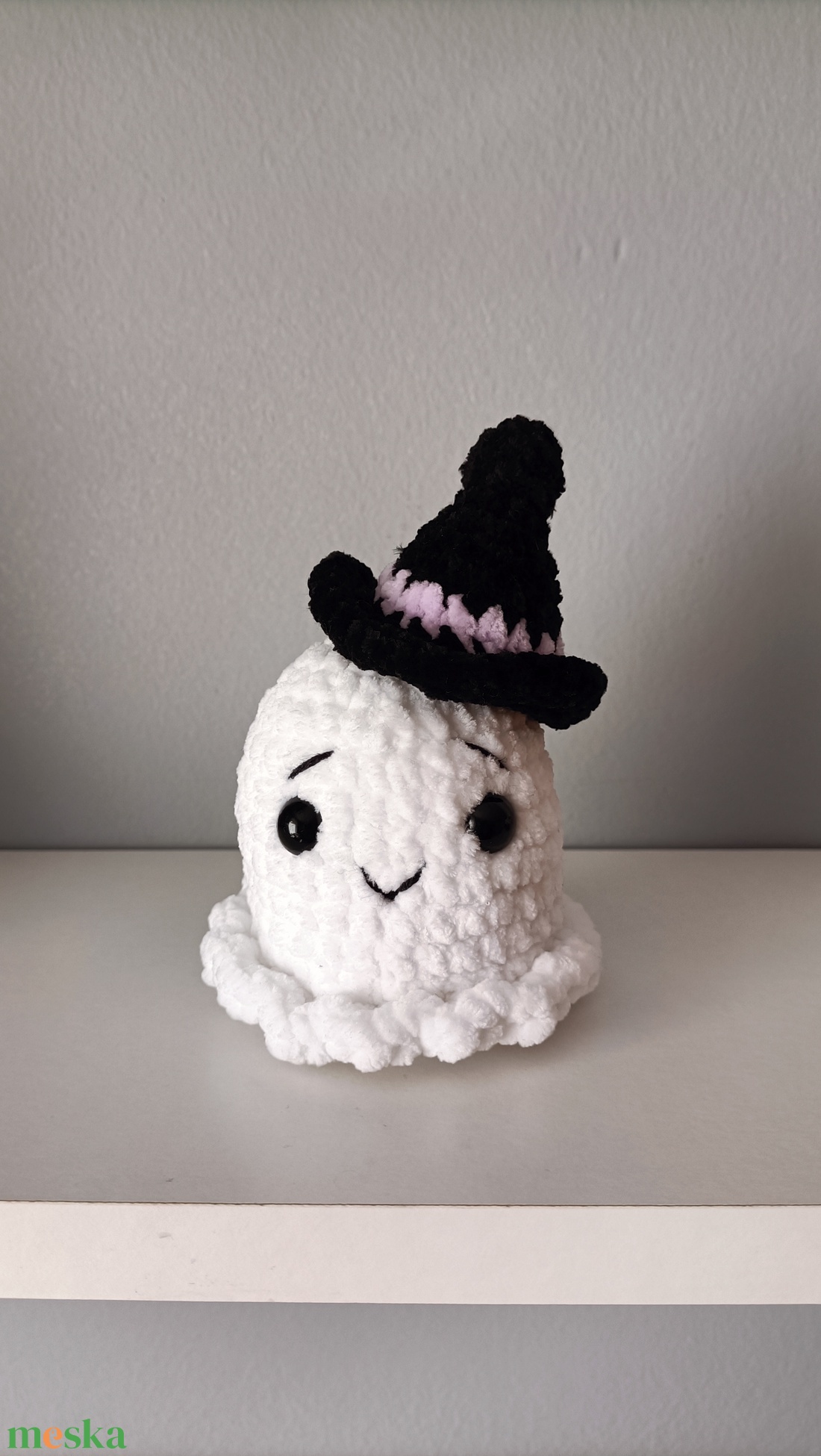 Horgolt szellem  - otthon & életmód - dekoráció - halloween - halloweeni figurák - Meska.hu Horgolt szellem  - otthon & életmód - dekoráció - halloween - halloweeni figurák - Meska.hu