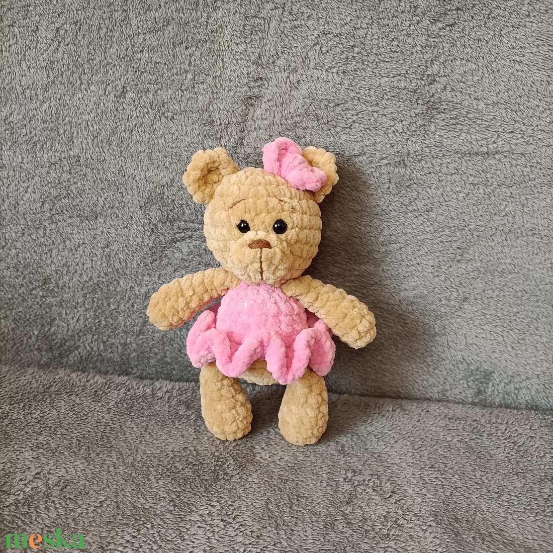 Horgolt maci - játék & sport - plüssállat & játékfigura - maci - Meska.hu