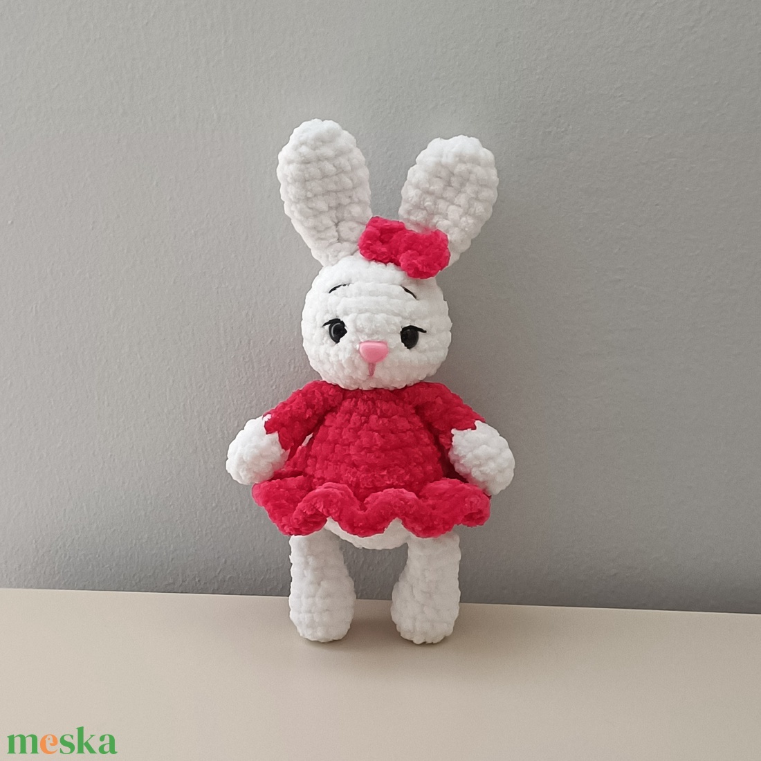 Horgolt nyuszi  - játék & sport - plüssállat & játékfigura - nyuszi - Meska.hu