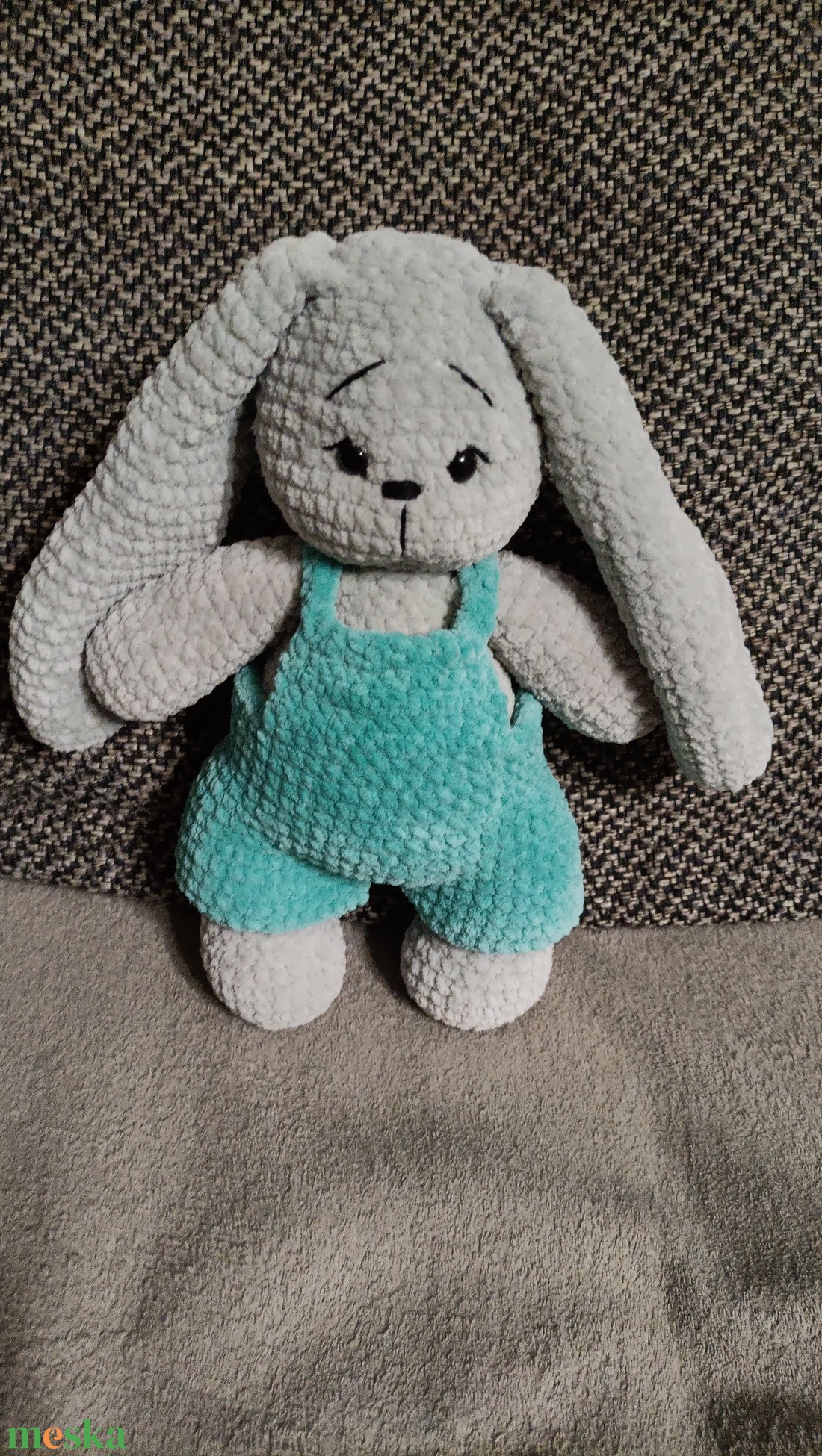 Horgolt nyuszi  - játék & sport - plüssállat & játékfigura - nyuszi - Meska.hu