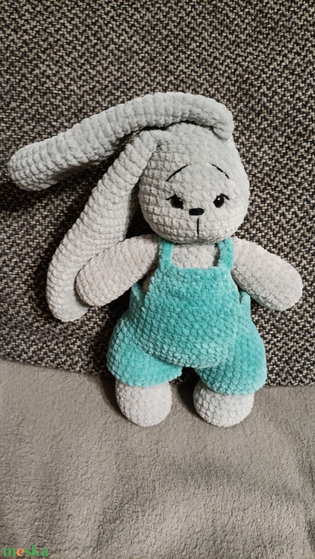 Horgolt nyuszi  - játék & sport - plüssállat & játékfigura - nyuszi - Meska.hu