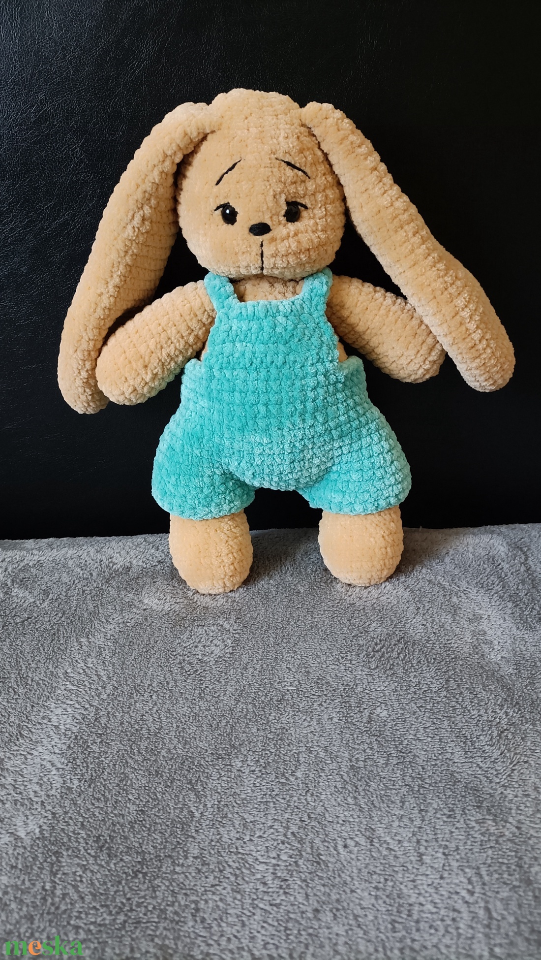 Horgolt nyuszi  - játék & sport - plüssállat & játékfigura - nyuszi - Meska.hu