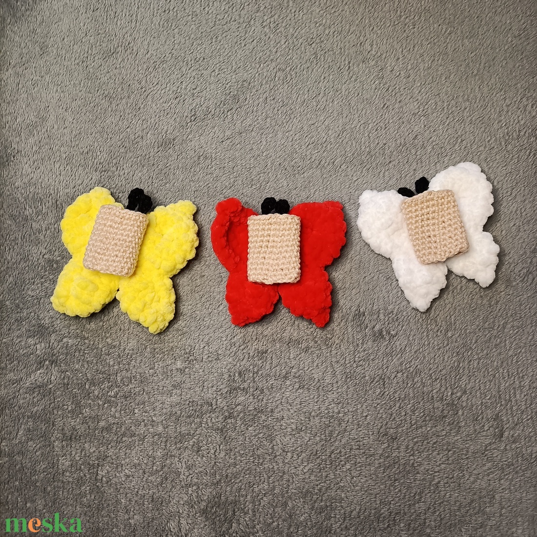 A három pillangó ujjbáb  - játék & sport - bábok - ujjbáb - Meska.hu