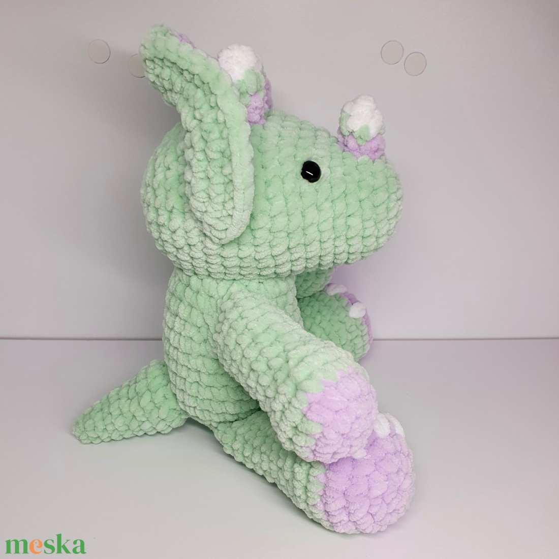 Horgolt amigurumi plüss dínó - játék & sport - plüssállat & játékfigura - plüss dínók - Meska.hu Horgolt amigurumi plüss dínó - játék & sport - plüssállat & játékfigura - plüss dínók - Meska.hu