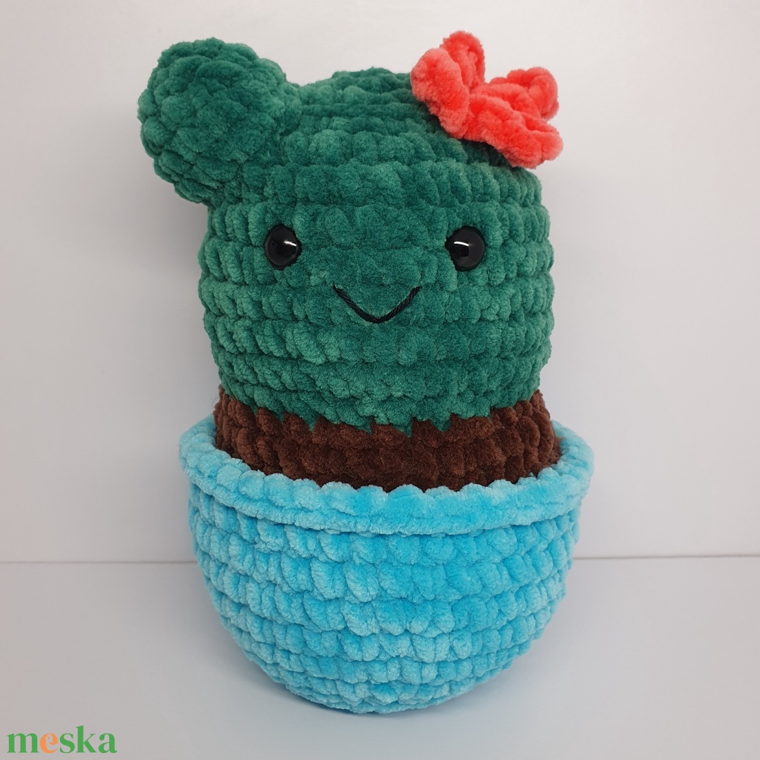 Horgolt amigurumi plüss kaktusz - játék & sport - plüssállat & játékfigura - más figura - Meska.hu