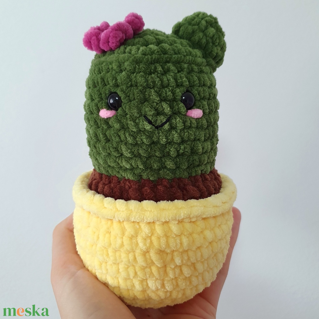 Horgolt amigurumi plüss kaktusz - játék & sport - plüssállat & játékfigura - más figura - Meska.hu