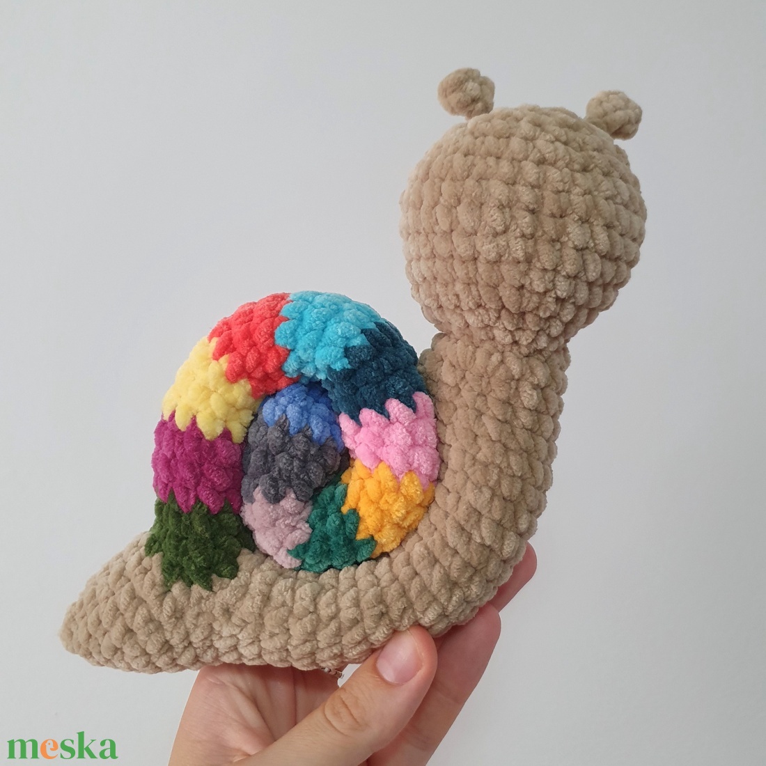 Horgolt amigurumi plüss csiga - játék & sport - plüssállat & játékfigura - más figura - Meska.hu Horgolt amigurumi plüss csiga - játék & sport - plüssállat & játékfigura - más figura - Meska.hu