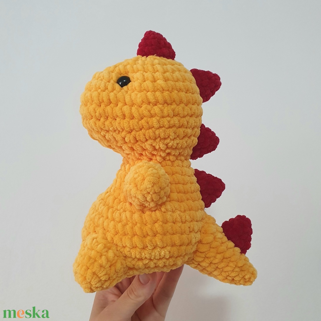 Horgolt amigurumi plüss dínó - játék & sport - plüssállat & játékfigura - plüss dínók - Meska.hu Horgolt amigurumi plüss dínó - játék & sport - plüssállat & játékfigura - plüss dínók - Meska.hu