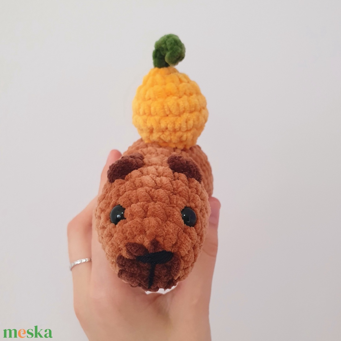 Horgolt amigurumi plüss kapibara - játék & sport - plüssállat & játékfigura - más figura - Meska.hu Horgolt amigurumi plüss kapibara - játék & sport - plüssállat & játékfigura - más figura - Meska.hu