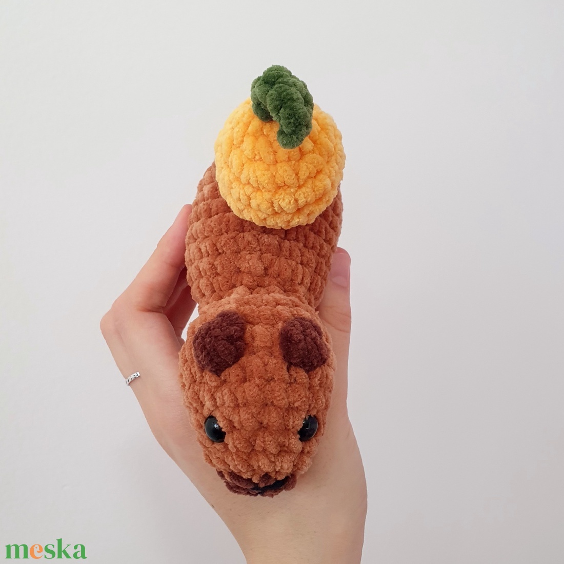 Horgolt amigurumi plüss kapibara - játék & sport - plüssállat & játékfigura - más figura - Meska.hu Horgolt amigurumi plüss kapibara - játék & sport - plüssállat & játékfigura - más figura - Meska.hu