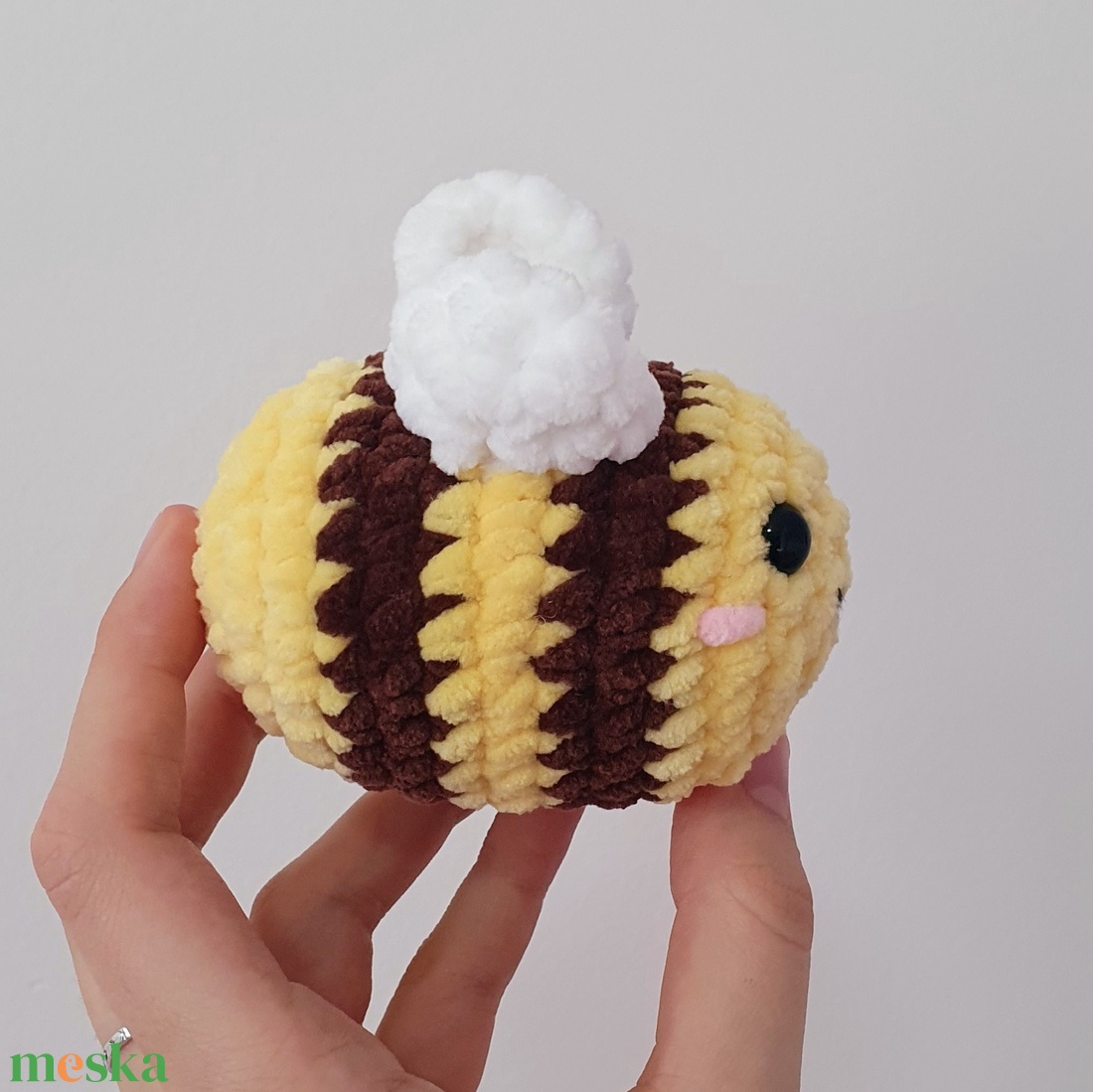Horgolt amigurumi plüss méhecske - játék & sport - plüssállat & játékfigura - más figura - Meska.hu