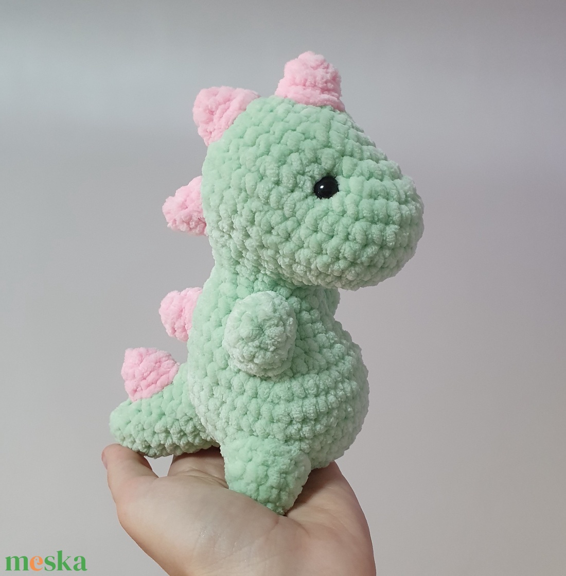 Horgolt amigurumi plüss dínó - játék & sport - plüssállat & játékfigura - plüss dínók - Meska.hu Horgolt amigurumi plüss dínó - játék & sport - plüssállat & játékfigura - plüss dínók - Meska.hu