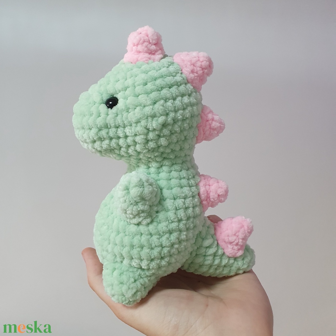 Horgolt amigurumi plüss dínó - játék & sport - plüssállat & játékfigura - plüss dínók - Meska.hu Horgolt amigurumi plüss dínó - játék & sport - plüssállat & játékfigura - plüss dínók - Meska.hu