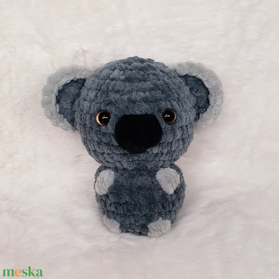 Horgolt amigurumi koala - játék & sport - plüssállat & játékfigura - más figura - Meska.hu