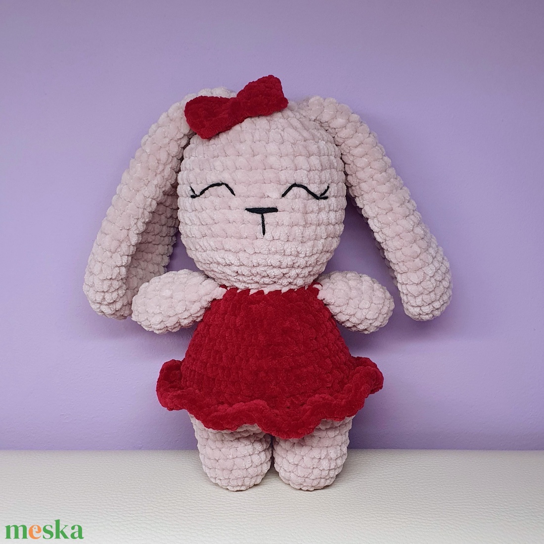 Horgolt amigurumi plüss nyuszi - játék & sport - plüssállat & játékfigura - nyuszi - Meska.hu